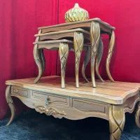 جلومبلی عسلی مارپیچ میز مبلی