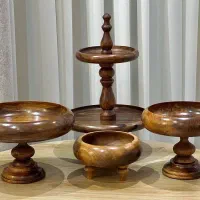 تولید و پخش ظروف چوبی|ظروف سرو و پذیرایی|اصفهان, قهجاورستان|دیوار