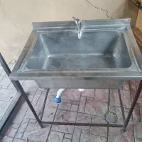 سینک استیل تک لگن