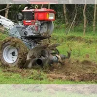 شخم زدن باغها محوطه تعویض خاک وباغبانی