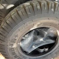 یک جفت لاستیک نیسان ایران تایر نو نو و چادر نیسان