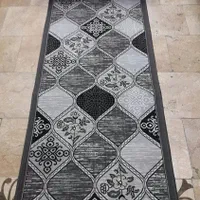 گلیم ماشینی طرح سنتی کد 820 نقره‌ای و ذغالی|گلیم، جاجیم، گبه|کرج, آق تپه|دیوار