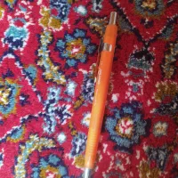 مداد نوکی فشاری ۰.۷ نارنجی رنگ