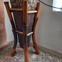 گلدان چوب بامبو