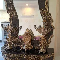 اینه شمعدان همراه ساعت