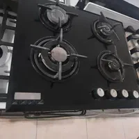 اجاق‌گاز صحفه شیشه ای چهار شعله ایتالیایی