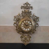 ساعت دیواری برنجی اصل