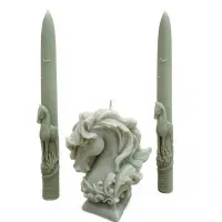 ست شمع اسب آرجنتو و قلمی