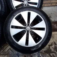 4عددرینگ اُپتیمایی رخ تراش طرح صلیبی سایز15با تایر