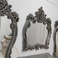 دو عدد آینه ایستاده و یک آینه کنسول|آرایشگاه و سالن‌های زیبایی|دورود, |دیوار