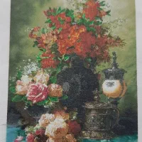 نقشه تابلو فرش طرح یاد بود و پرنده بهاری(بلبل)