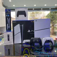 فایو PS5 اسلیم دیجیتال دو دسته فول گیم ضمانت سلامت