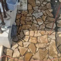 سنگ‌مالون کوهی، سیمانکاری، آبنما