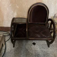 میز تلفن چوبی