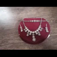 سرویس نقره با دو انگشتر عقیق ودر نجف