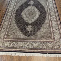 فرش تبریز ۲ زرع ریشه ابریشم