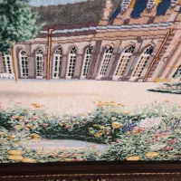 تابلوتابلو فرش دستباف کاخ ورسای گل ابریشم