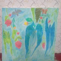 تابلوگچبری نقاشی شده با آبرنگ|تابلو، نقاشی، عکس|بابل, |دیوار