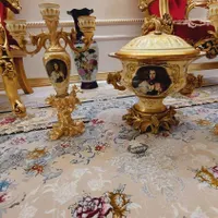 ست رو کنسولی شمعدان و گلدان کاپ وارداتی|صنایع دستی و سایر لوازم تزئینی|ماهدشت, |دیوار