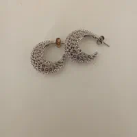 گوشواره. میخی استیل رنگ ثابت