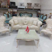مبل استیل ۷نفره تمام راش مدل سناتور درحدنونو|مبلمان خانگی و میز عسلی|رشت, آزادگان|دیوار