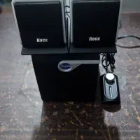 اسپکر 3 تکه ROCK بسیار تمیز و کم کارکرد در حد نو