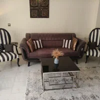 ست مبل ۵نفره چستر همراه با میز همگی نو نو