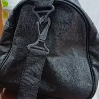 ساک باشگاه مشکی جنس چرم معمولی سالم نو تمیز|کیف، کفش، کمربند|قدس, شهر‌قدس|دیوار