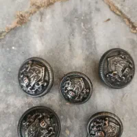 5تادکمه برنجی فقط معاوضه