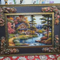 تابلو فرش همراه با قاب|تابلو فرش|مشهد, مشکینی (شهرک غرب)|دیوار