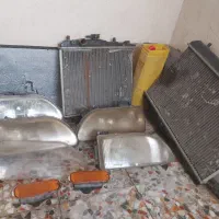 وسایل استوک پراید رودری و چراغ و رادیات و...