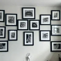 تابلو سیاه قلم در ابعاد مختلف