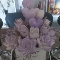 باکس شمع انواع متنوع گلها