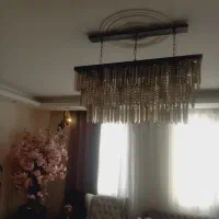 دوعدد لوستر   کریستالی