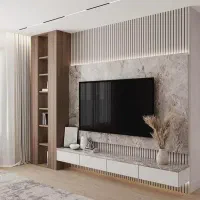 قرنیزتی وی وال آینه کنسول ترمو قابندی جزیره کابینت
