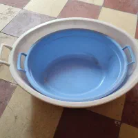 ۲عدد لگن بزرگ پلاستیکی مواد نو درجه یک