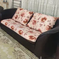 مبل. پایه استیل.۷نفره.رویه چرم|مبلمان خانگی و میز عسلی|گلبهار, شهر جدید گلبهار|دیوار