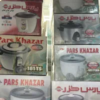 پلوپز پارس خزر مدل استیل و سفید ۲۵ ماه گارانتی