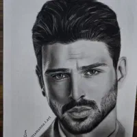 سفارش نقاشی سیاه قلم هایپررئال شروع از ۴۵۰