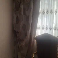 پرده حریر ساده و دستک پرده|پرده، رانر، رومیزی|مشهد, جانباز|دیوار