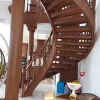 نرده چوبی پله چوبی|مصالح و تجهیزات ساختمان|نیشابور, هفده شهریور|دیوار