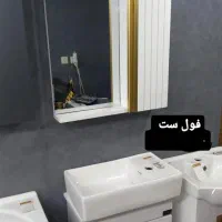 روشویی سفید طلایی ،ارسال از کرمان
