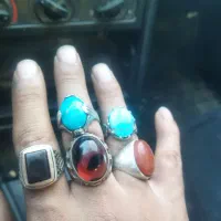 تعدادی انگشتر نقره ۹۲۵|جواهرات|دهدشت, |دیوار