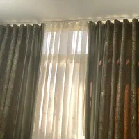 پرده و چوب پرده مینیمال ( فلزی کیفیت عالی ) نو