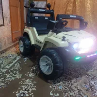 ماشین شارژی تمیزجیپ صحرایی وزن تا۹۰کیلوکنترل دار|اسباببازی بچه|سربیشه, |دیوار