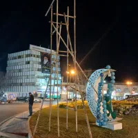 داربست  فلزی  یاسین.   گرگان