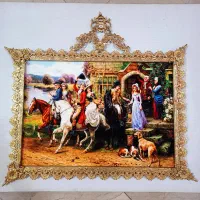 برنز تابلو فرش ۱۲۰۰ شانه برنج برنزی برنجی|تابلو فرش|تهران, جوادیه|دیوار