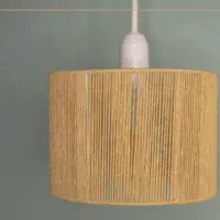 لوستر رافیا و آویز تزئینی رافیا|صنایع دستی و سایر لوازم تزئینی|رشت, منظریه|دیوار