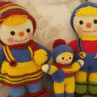 عروسک های دست بافت|اسباب‌بازی بچه|خمینی‌شهر, |دیوار