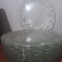 بشقاب و مرغ خوری کریستال
